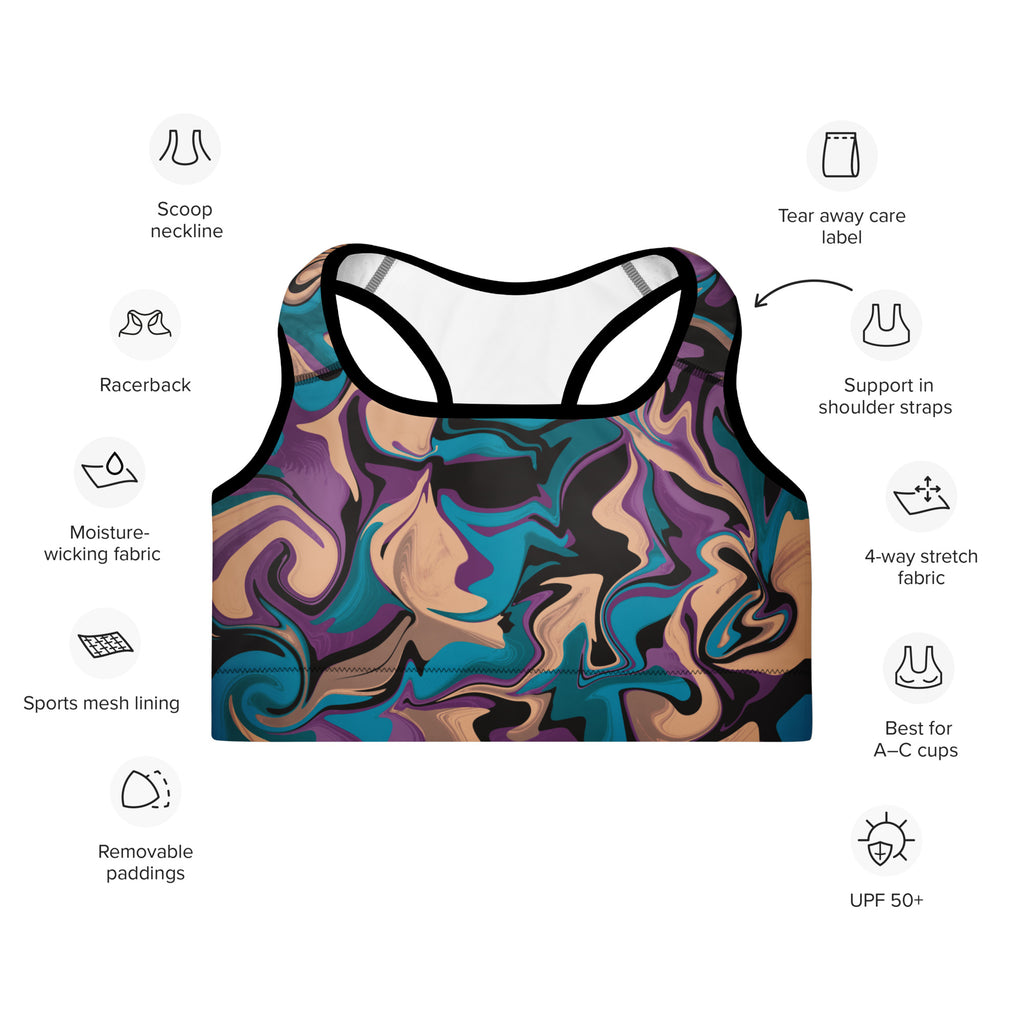 Top/Sujetador deportivo #Sunset Blck