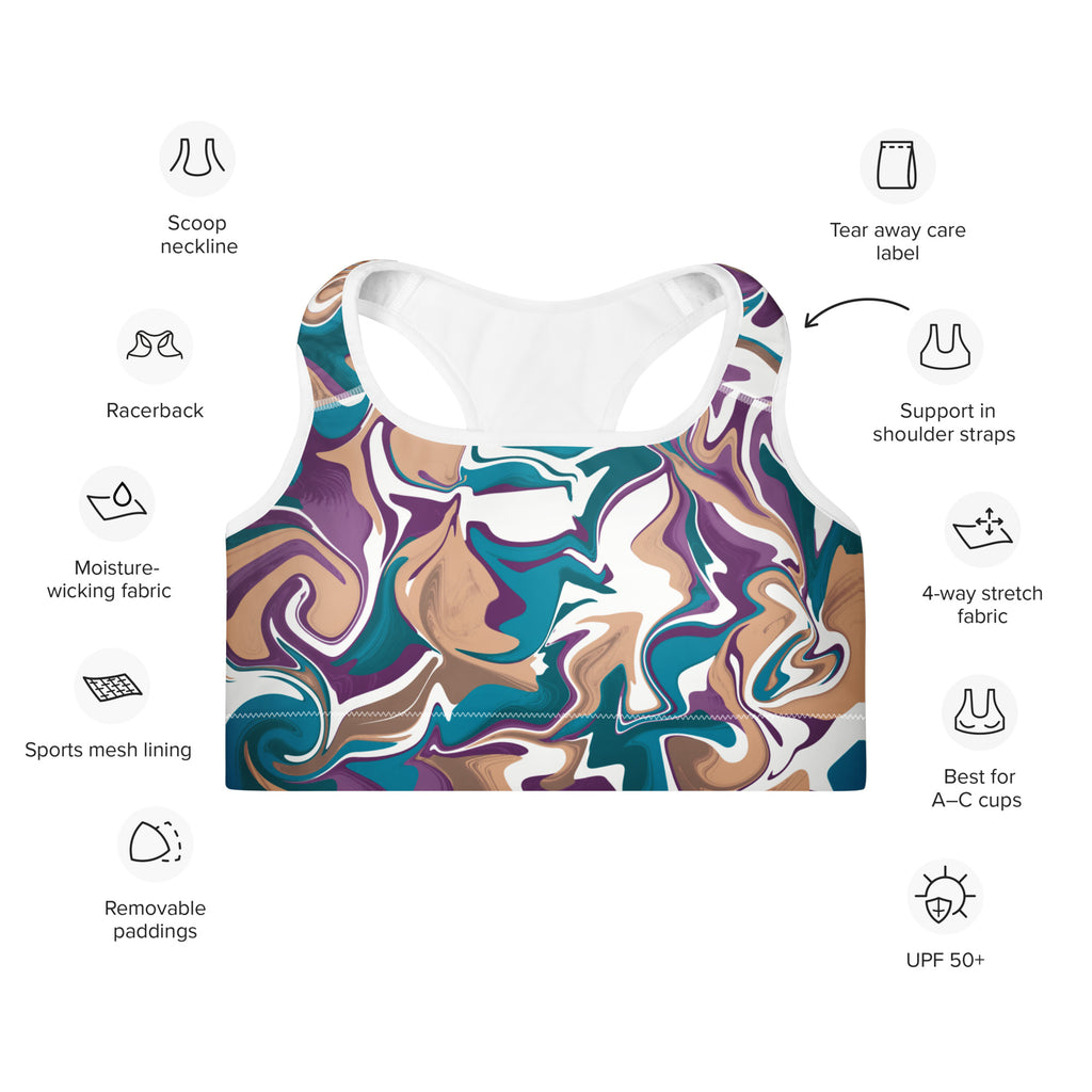 Top/Sujetador deportivo #Sunset Wht